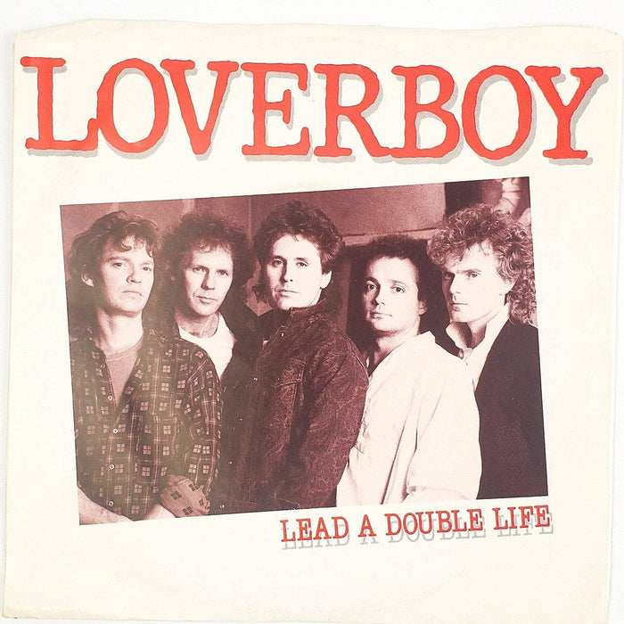 Loverboy Lead A Double Life Record 45 RPM Single 38-05867 Columbia 1986 1