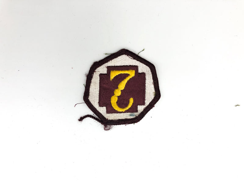 US Army 7th Medical Command Patch WW2 Full Color United States Military 1
