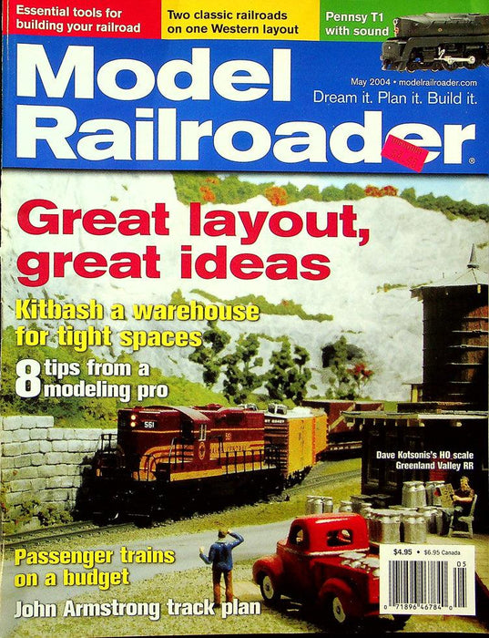 Model Railroader Magazine May 2004 Vol 71 No 5 Kitbash A Warehouse- Tight Spaces