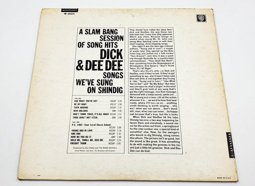 Dick & Dee Dee Songs We've Sung On Shindig 33 RPM LP Record Message Records 1966 2