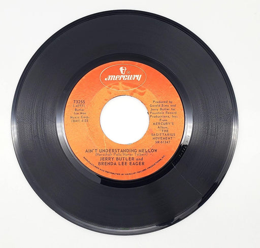 Jerry Butler Ain't Understanding Mellow 45 RPM Single Record Mercury 1971 73255 1