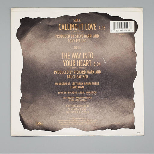 Animotion Calling It Love Single Record Polydor 1989 889 054-7 2