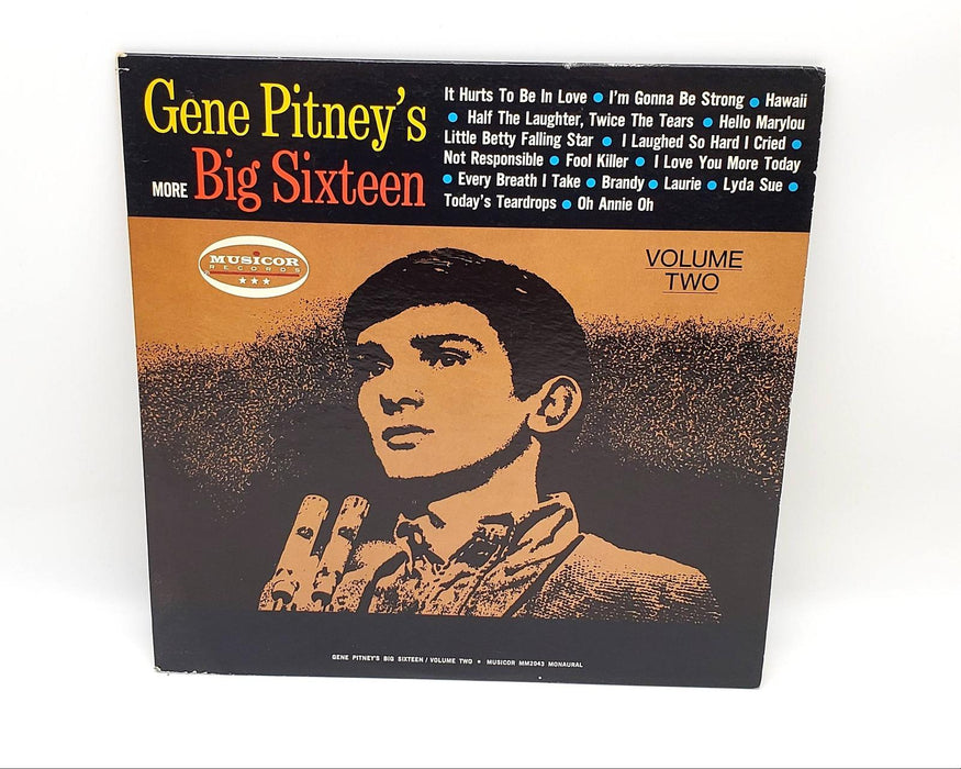 Gene Pitney Gene Pitney's Big Sixteen, Volume Two LP Record Musicor Records 1