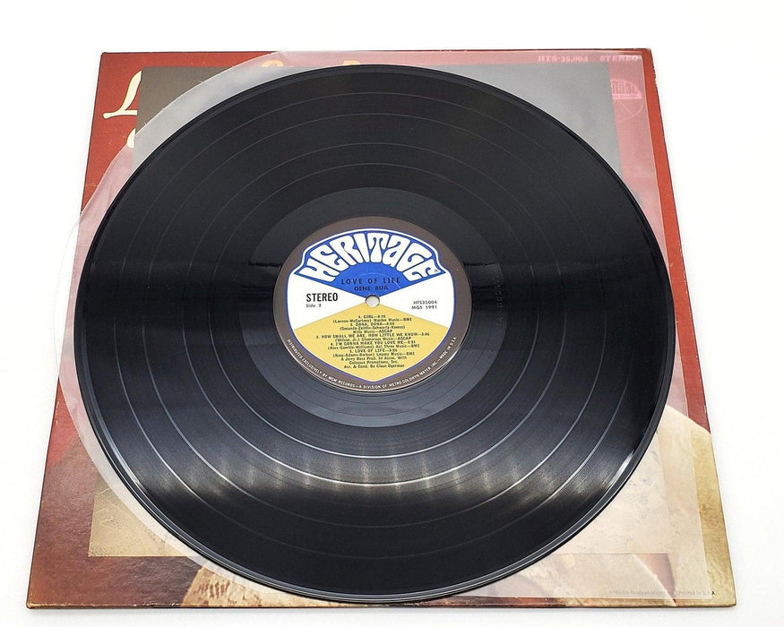 Gene Bua Love Of Life 33 RPM LP Record Heritage 1969 HTS 35,004 8