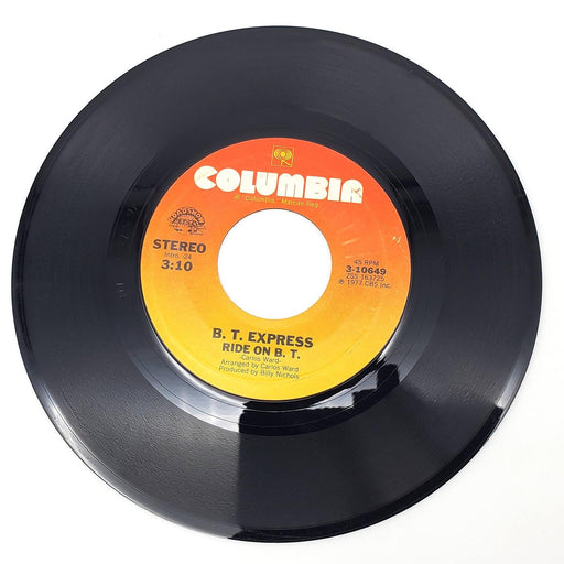 B.T. Express Shout It Out 45 RPM Single Record Columbia 1977 3-10649 2