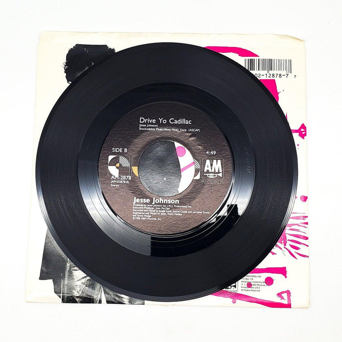 Jesse Johnson Crazay 45 RPM Single Record A&M 1986 AM-2878 4