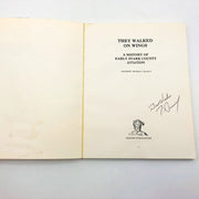 They Walked On Wings Robert Burwell 1988 Stark County OH Civil Air Patrol Signed 7