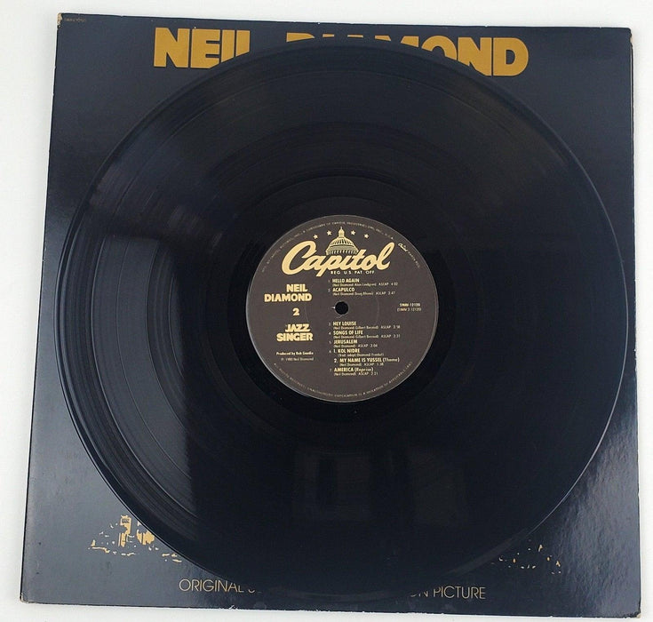 Neil Diamond The Jazz Singer Soundtrack Record 33 RPM LP Capitol Records 1980 6