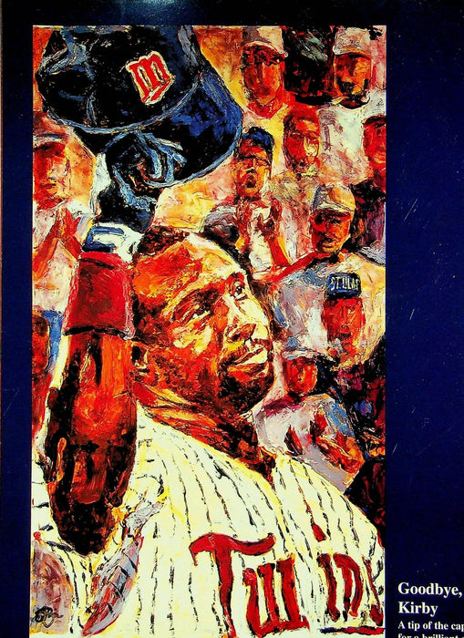 Beckett Baseball Magazine October 1996 # 139 Ken Griffey Jr Kirby Puckett Art 3