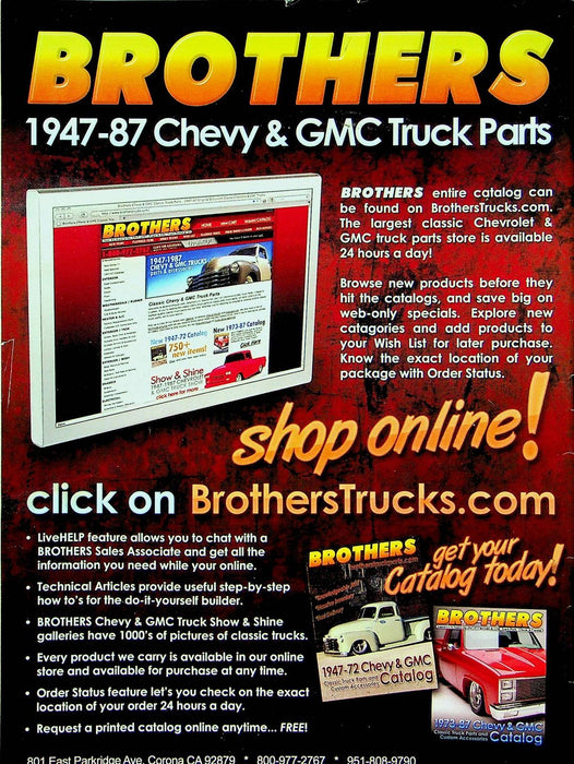 Classic Trucks Magazine March 2010 Vol 19 No 3 Suspension Tubular Control Arm