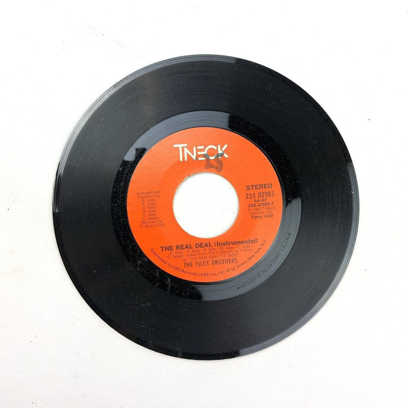 The Isley Brothers The Real Deal + Instrumental 45 RPM 7" Single T-Neck 1982 3