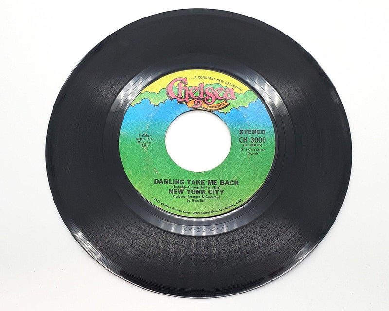 New York City Happiness Is 45 RPM Single Record Chelsea Records 1974 CH 3000 2
