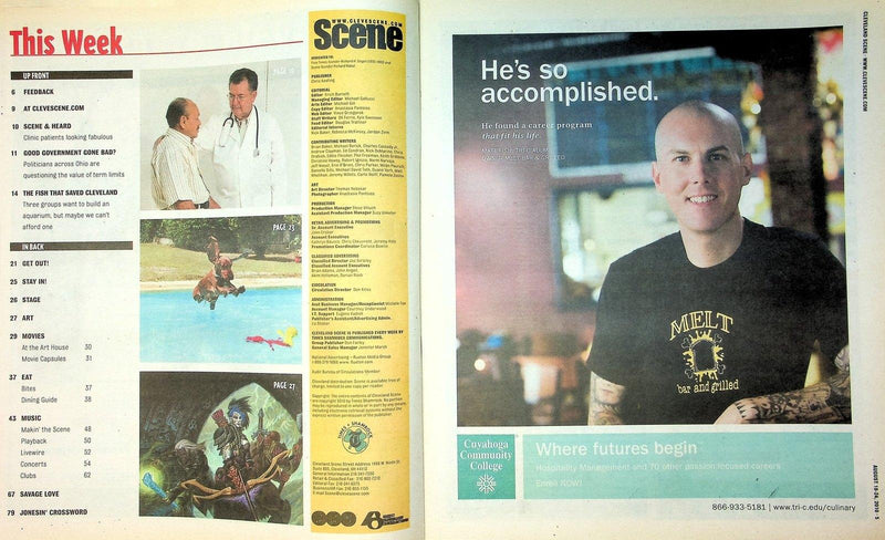 Cleveland Scene Magazine August 2010 No 7 Slayer Seasons In The Abyss Alblum 2