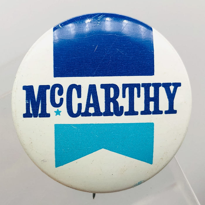 McCarthy Button Pin 1.31" Vintage Political Campaign US Senator Eugene E. Horn 3