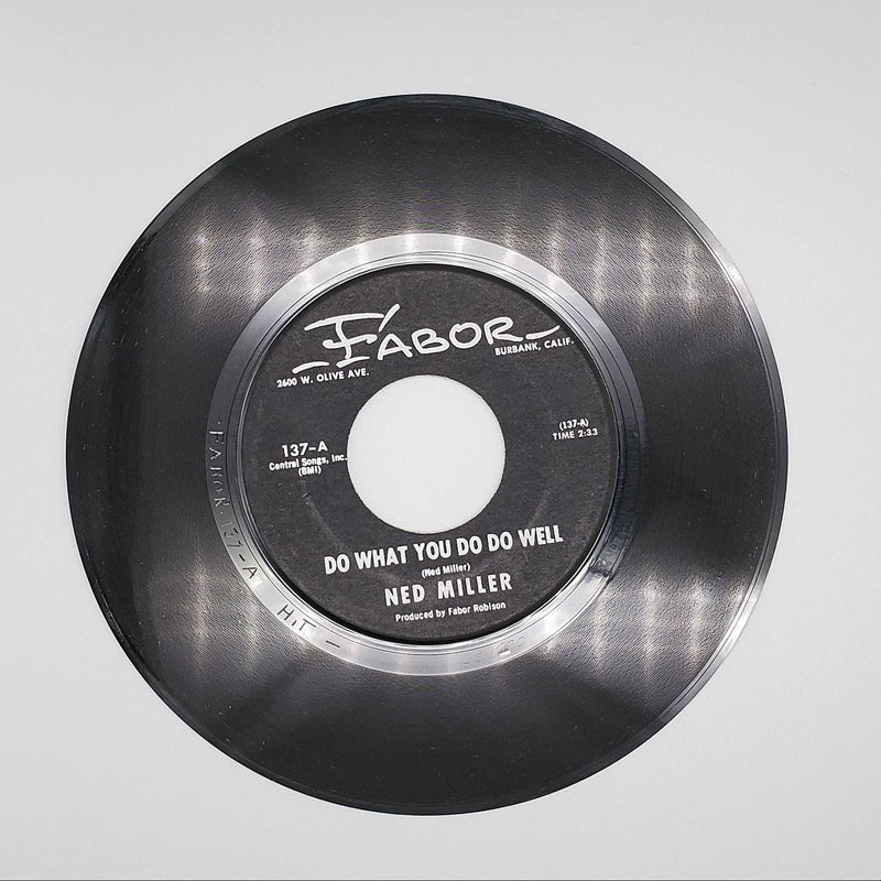 Ned Miller Do What You Do Do Well Single Record Fabor 1964 137 1