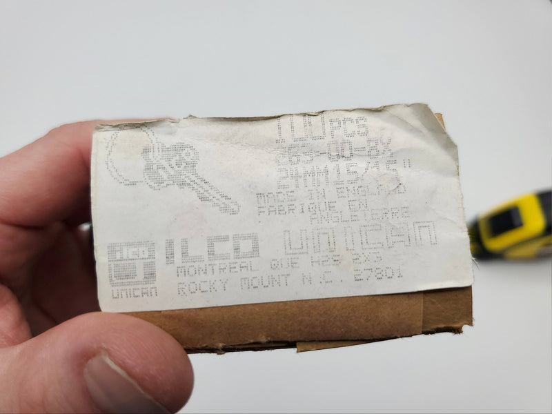 100x Ilco Split Key Ring 15/16" 24MM 263-00-8X UK Made Vintage NOS