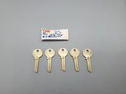 5x Yale RN12 1/2 Key Blanks JH Keyway Nickel Silver 6 Pin NOS 3