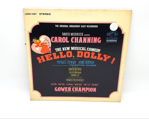 David Merrick Hello, Dolly! Cast Recording 33 RPM LP Record RCA 1964 Copy 1 1