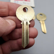 5x Yale RN8 Key Blanks GA Keyway Nickel Silver 5 Pin NOS 2