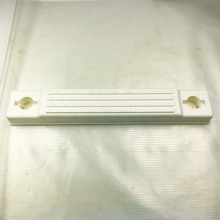 Replacement Top Step Pool Ladder Rung with Tread Do Not Dive 22" x 3.75" White 2