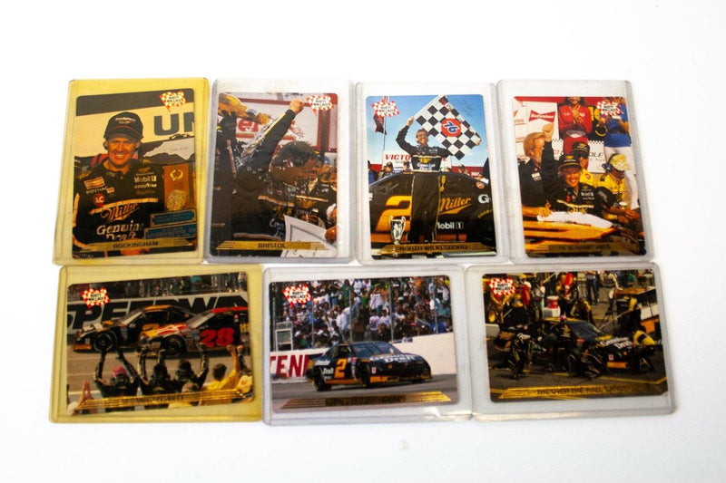 Jeff Gordon Nascar Trading Cards + Rusty Wallace, Davey Allison, Alan Kulwicki 4