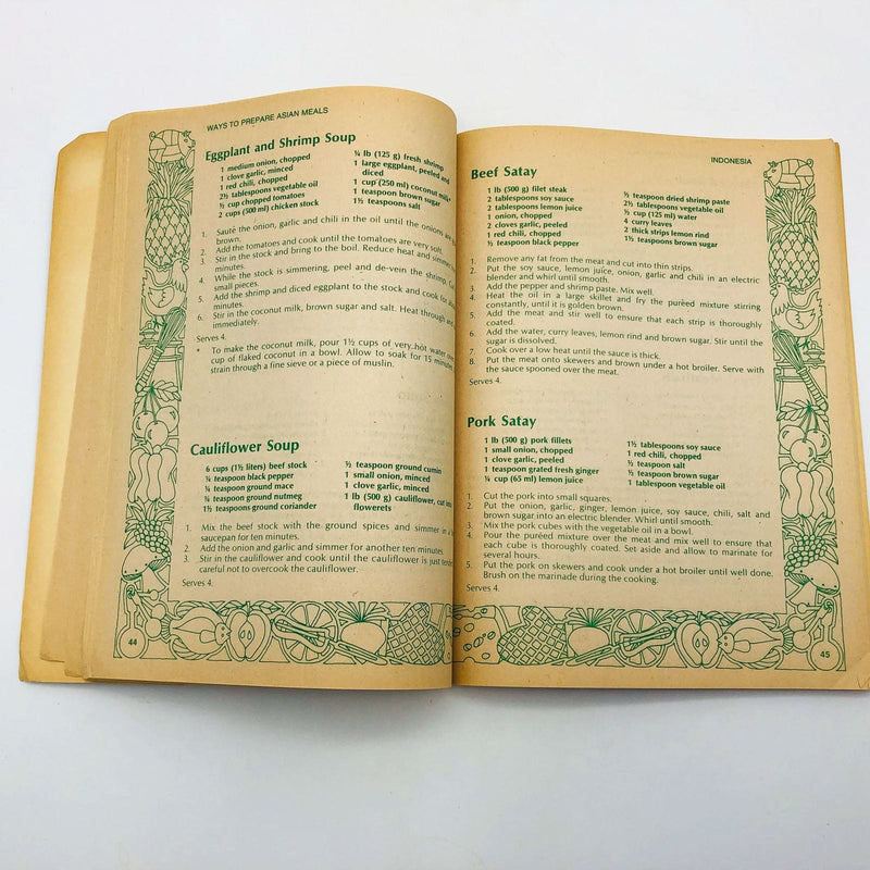 Wonderful Ways to Prep Asian Meals Paperback Playmore Inc 1983 1st Edition 8