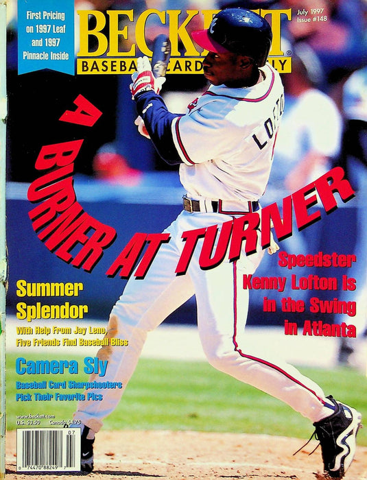 Beckett Baseball Magazine July 1997 # 148 Kenny Lofton Braves Larry Walker CLEAN 1