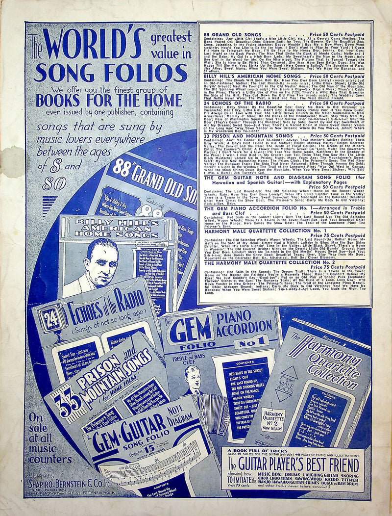 Sheet Music Boo-Hoo Bing Crosby Edward Hayman Carmen Lombardo John Jacob 1937 3