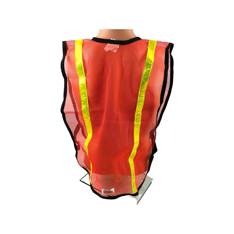 7pk High Visibility Safety Vests One Size Fits Mesh Reflective Workwear Traffic 2