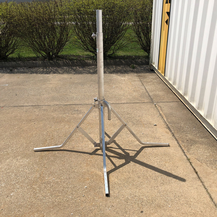 Rising Combo Stand Tripod Aluminum 4 Leg Riser Industrial 2" Pipe Up to 8.5 Feet