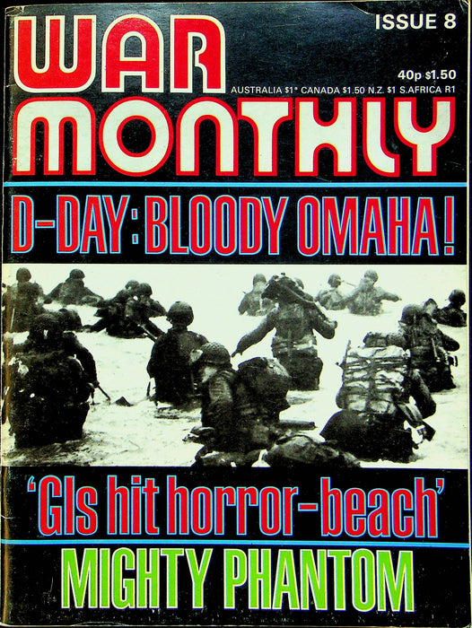 War Monthly Magazine Nov 1974 #8 D-Day Bloody Omaha Mighty Phantom Duke of Parma 1