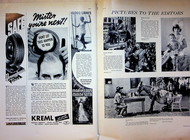 Life Magazine April 1937 Labor Union Strikes Detroit Michigan Franklin Roosevelt 5