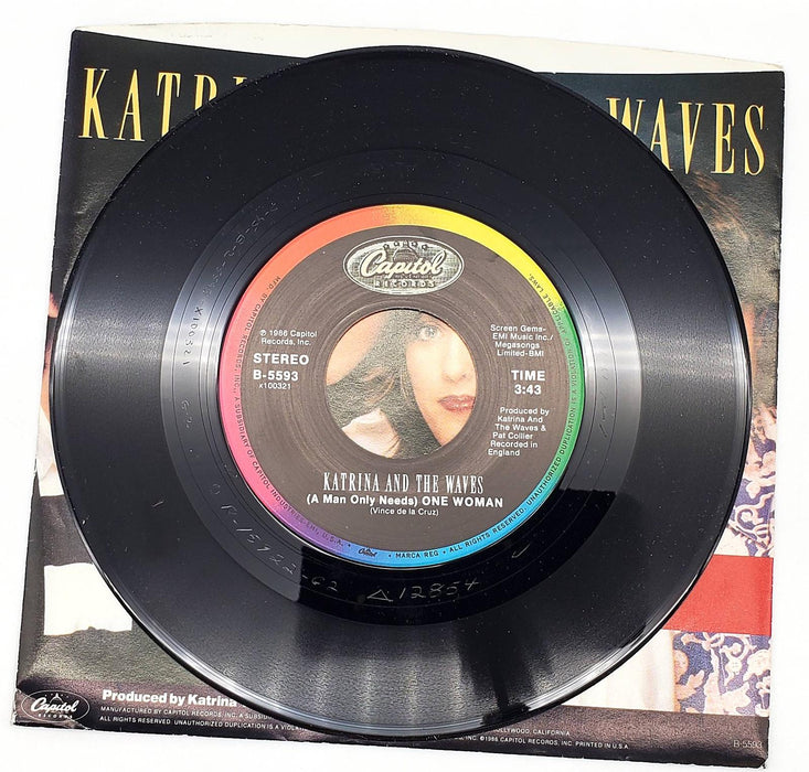 Katrina And The Waves Sun Street 45 RPM Single Record Capitol 1986 B-5593 3