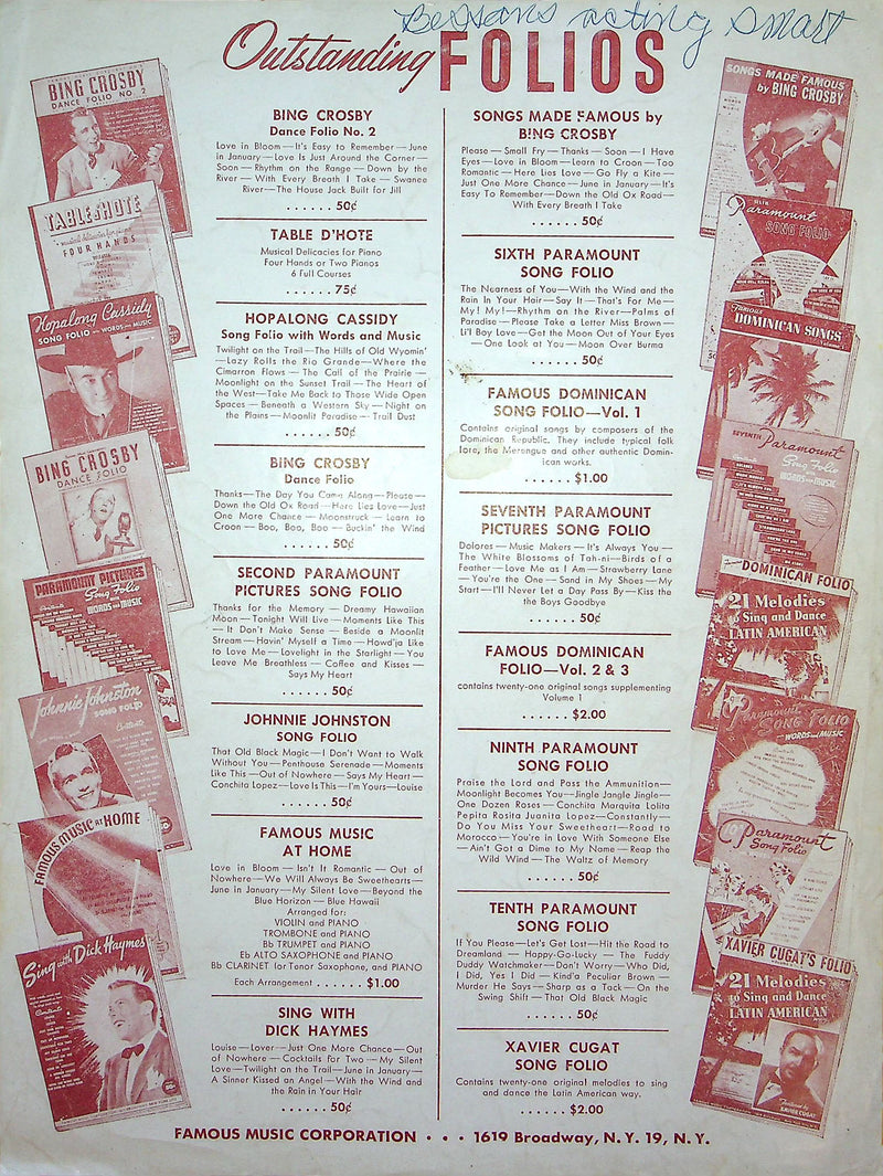 Sheet Music Love Letters Jennifer Jones Joseph Cotton Edward Heyman Victor Young 3