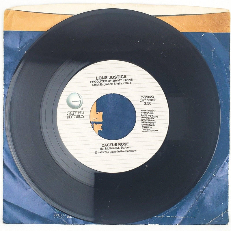 Lone Justice Ways To Be Wicked Record 45 RPM Single 7-29023 Geffen 1985 4