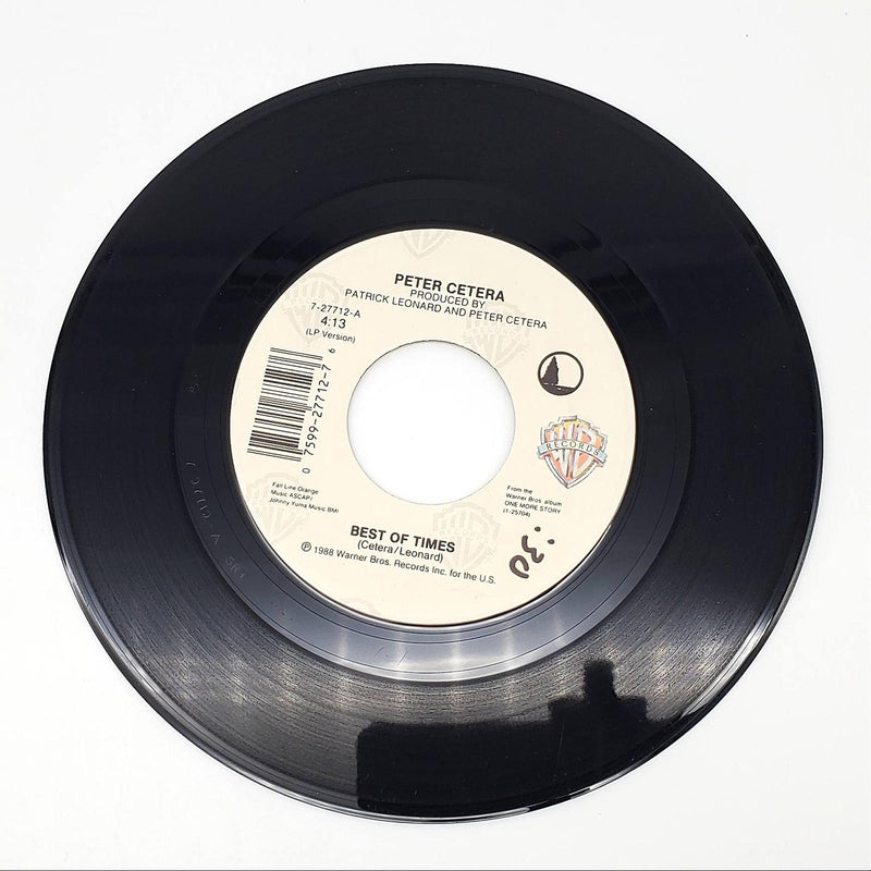 Peter Cetera Best Of Times Single Record Warner Bros. 1988 7-27712 3