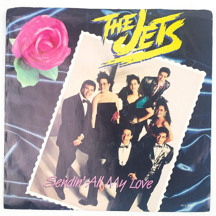 The Jets Sendin' All My Love Record 45 RPM Single MCA-53380 MCA Records 1988 1