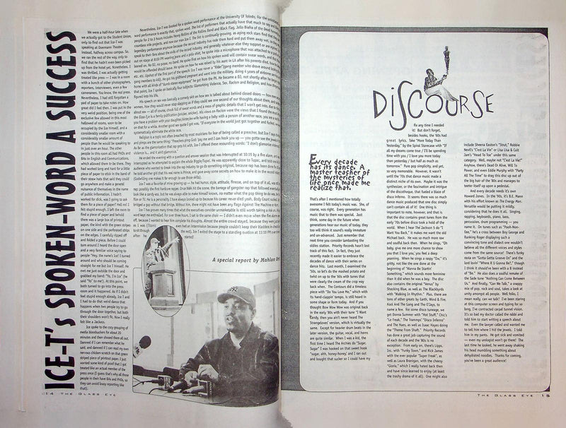 Glass Eye Magazine April 1999 Ice-T Rapper Actor Jason Falkner Singer OJ Simpson