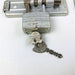 Master Lock Hasplock 450 Padlock Heavy Duty Bolt and Hasp New NOS 373 Key Orange 6