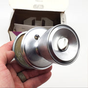 Falcon Door Knob Entry Lock Satin Chrome 26D Keyed Beverly 521DL NOS 2