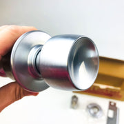 Yale Passage Closet Door Knob BR5301 380BN 26D Satin Chrome New Old Stock NOS 1