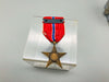 Vintage Bronze Star Medal Award Ribbon Military Heroic Meritorious Achievement 4