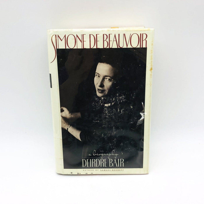 Simone De Beauvoir Hardcover Deirdre Bair 1990 French Author Feminist Ex Library 1