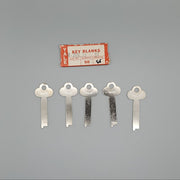 5x Yale R388 1/4 ST Key Blanks Flat Steel NOS 3
