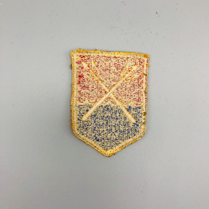 WW2 US Army Patch Eastern Defense Command Crossed Trident Pitchfork No Glow 1