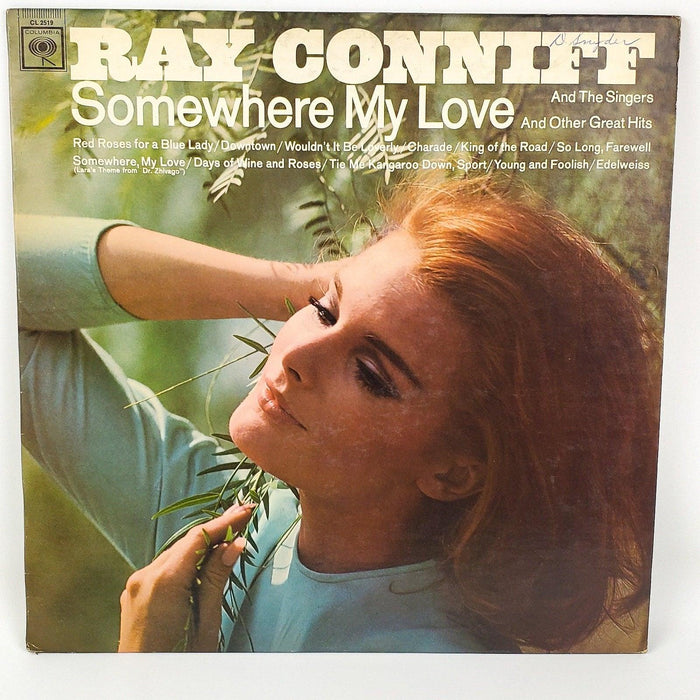 Ray Conniff Somewhere My Love Record 33 RPM LP CL 2519 Columbia 1966 1
