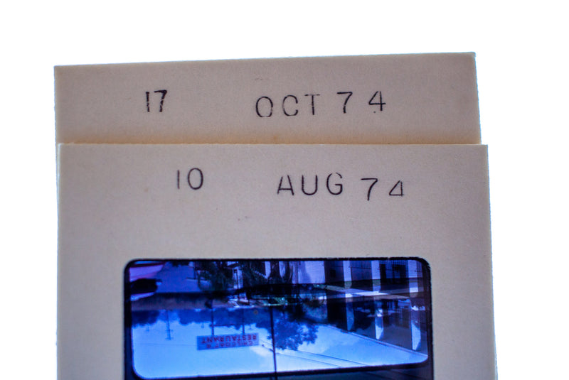 Vintage 35mm Photo Transparency Slides - Road Trip 1974 | Lot of 3