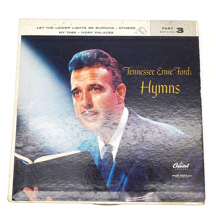 Tennessee Ernie Ford Hymns Part 3 45 RPM EP Record Capitol 1956 EAP 3-756 1