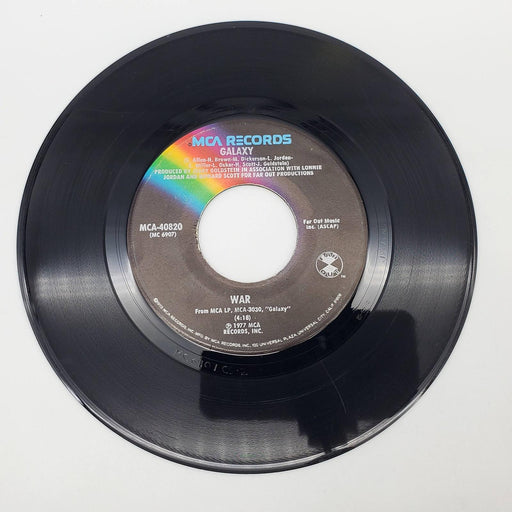 War Galaxy 45 RPM Single Record MCA Records 1977 MCAN 40820 1