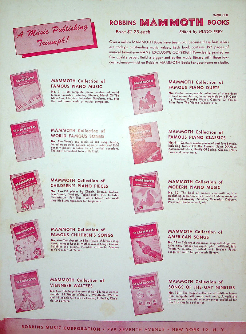 Sheet Music Never Golden Girl Musical Movie Dale Robertson Dennis Day 1951 3